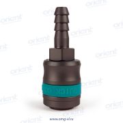 HI BETTER быстроразъемное соединение «мама», ёлочка 10мм (азия), сер. HB895-3/8E
